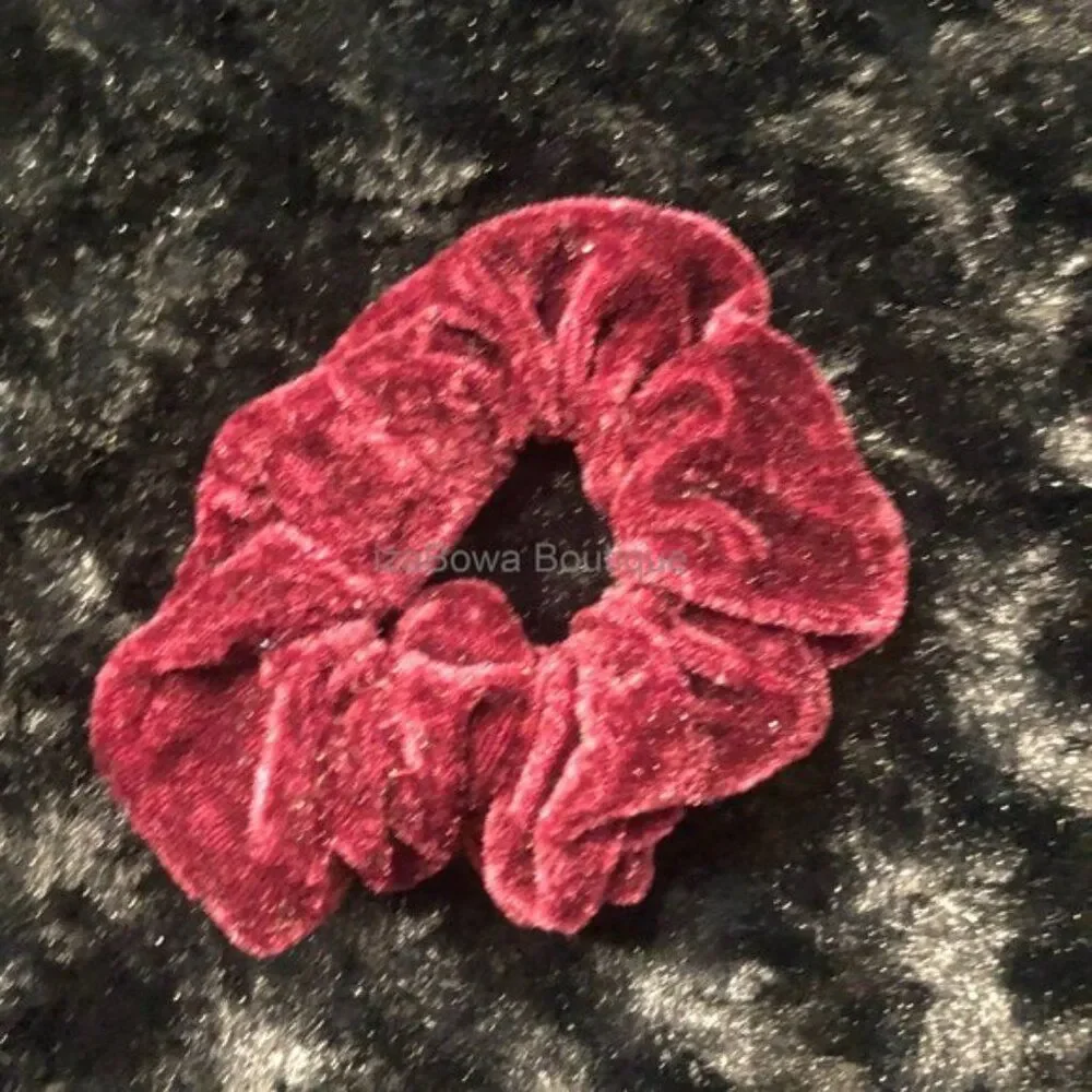 Bundle (6) Satin & Velvet Scrunchie   ISC8130- KIDS  Handmade NWT Boutique