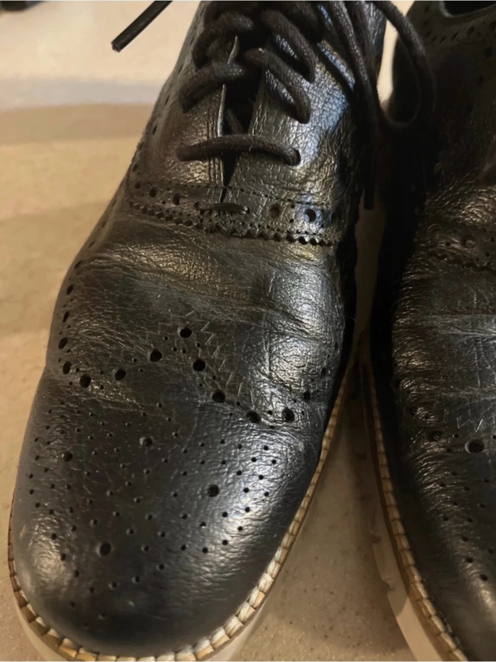 Cole Haan black leather