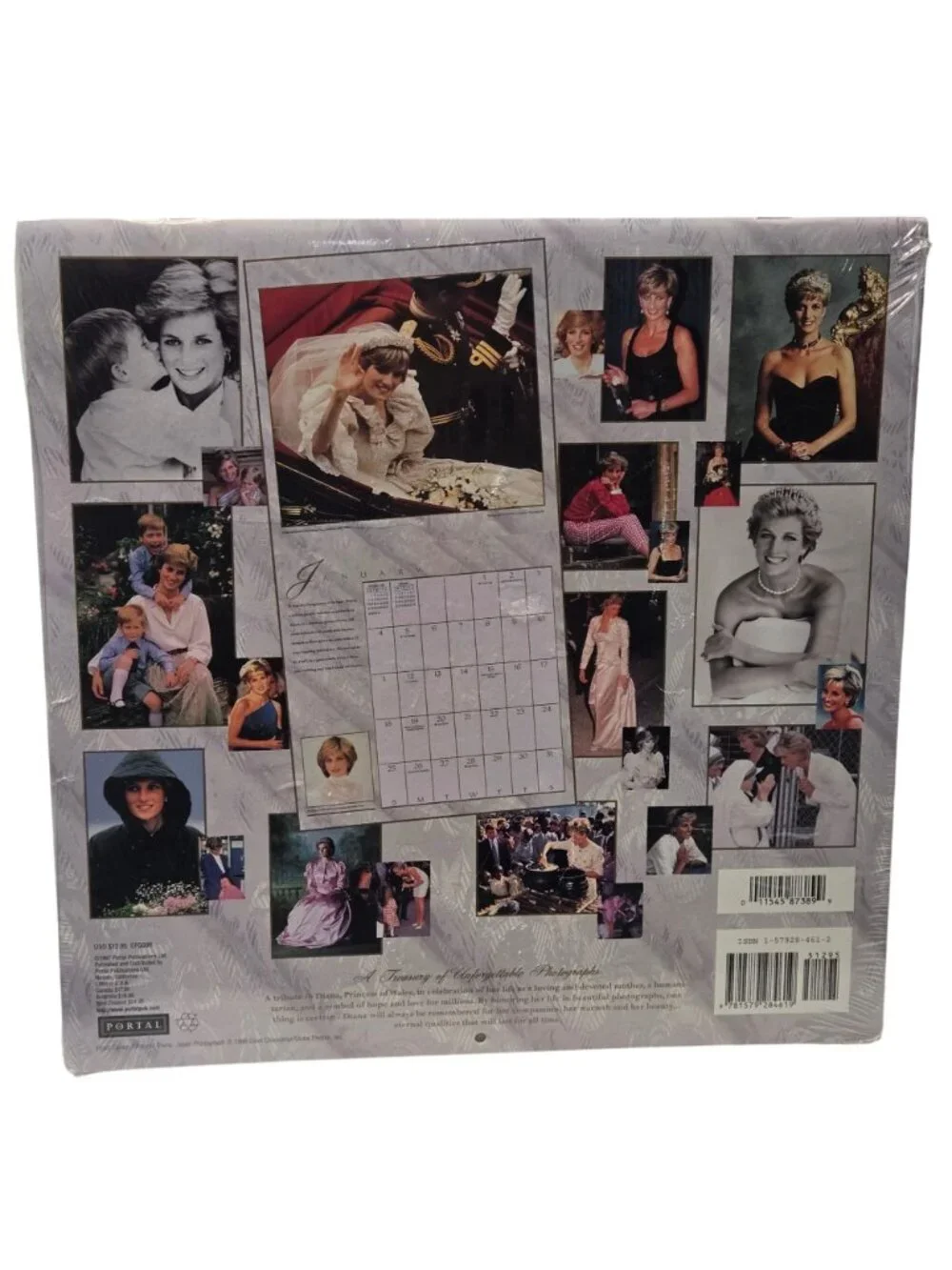 Princess Diana 1998 Calendar NOS Treasury Of Unforgettable Photographs