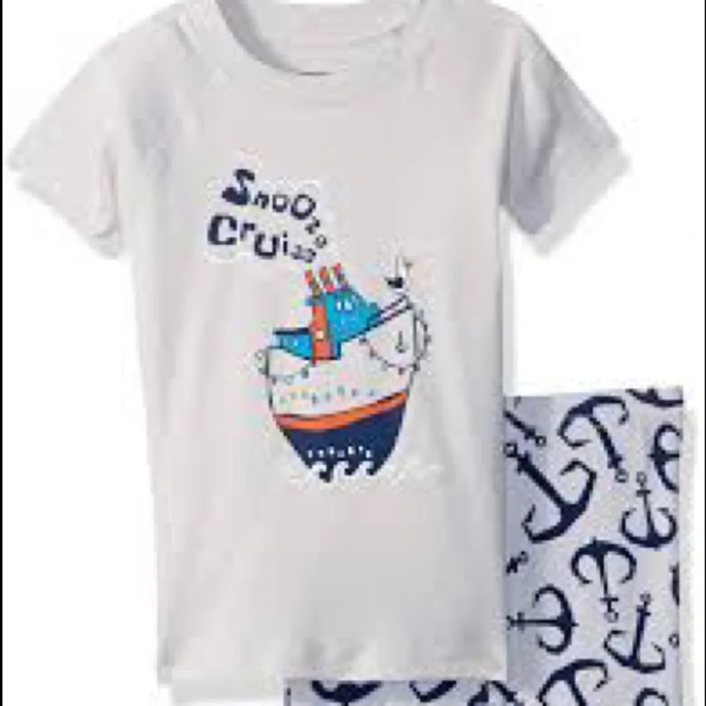 NWT Gymboree Snooze Cruise 2 Piece Shortie Pajamas 6