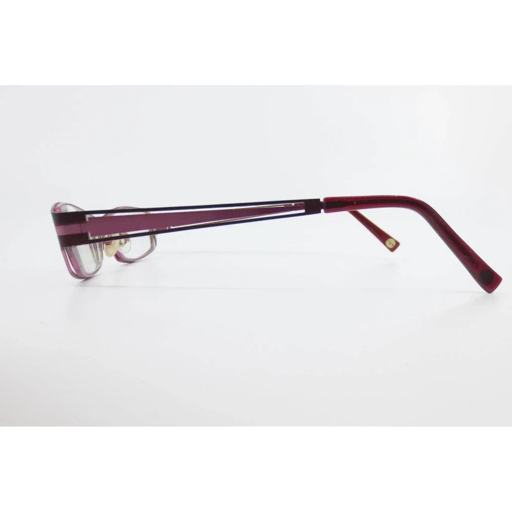 Fysh UK 3363 584 Purple Magenta Rectangular Eyeglasses Frames 51-15-135 Eyewear