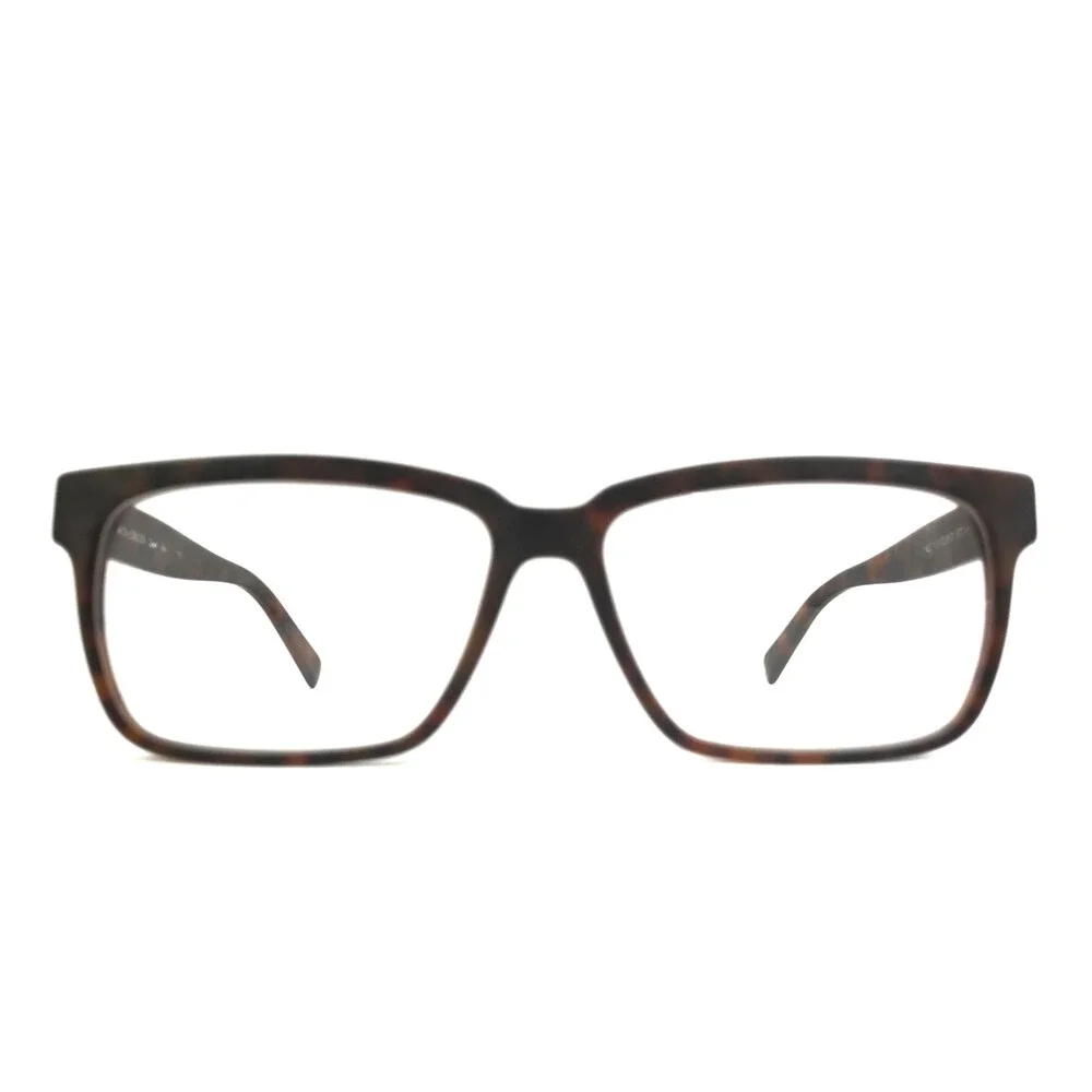 Catch London Eyeglasses Frames Dover Brown-57 Tortoise Rectangle 59-15-150