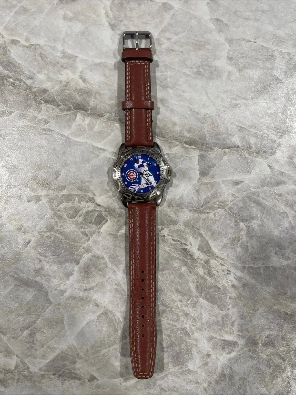 Vintage Sammy Sosa Chicago Cubs Home Run Hero Watch Leather Band