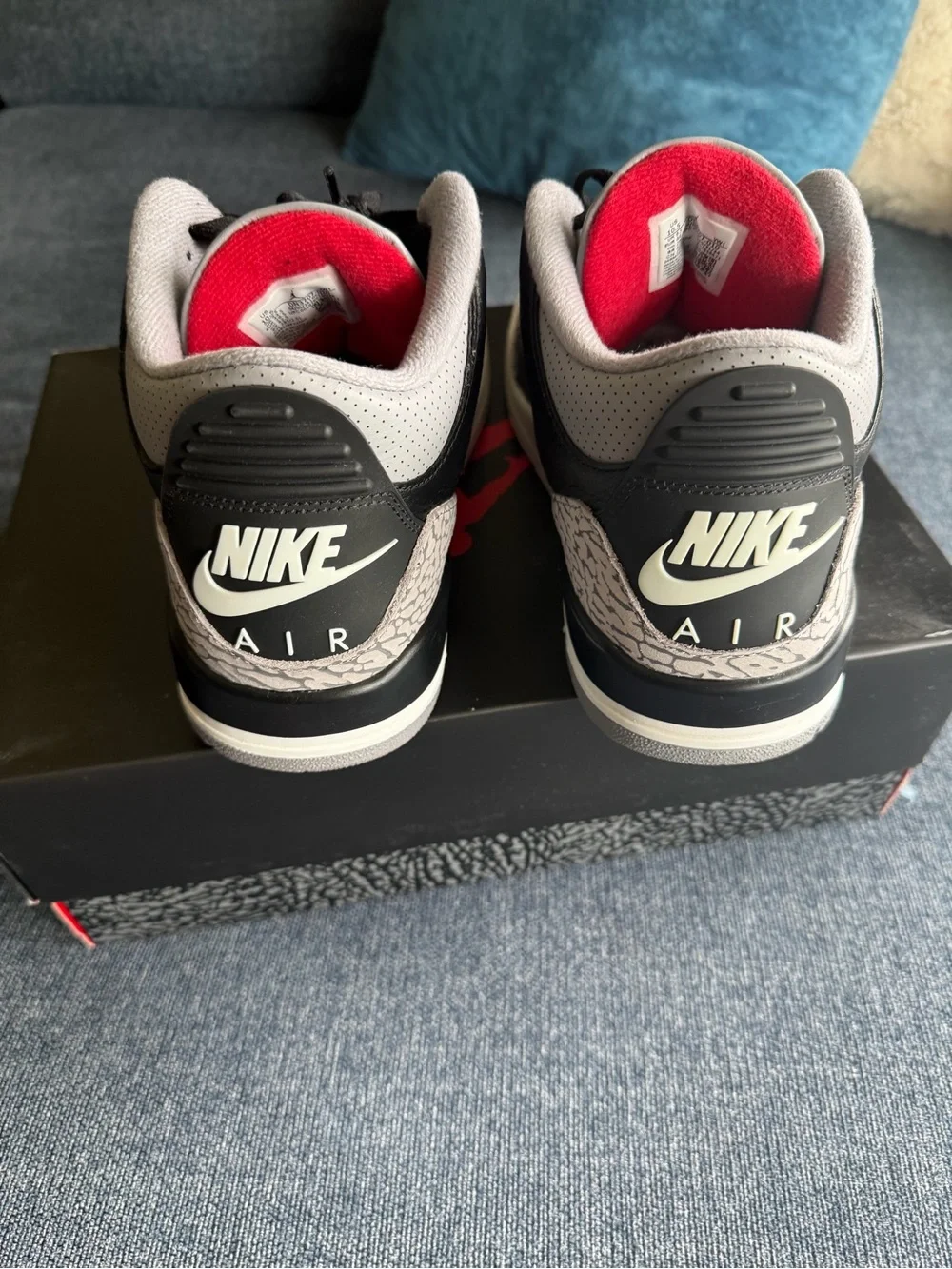 Jordan 3’s- Men Black Cement