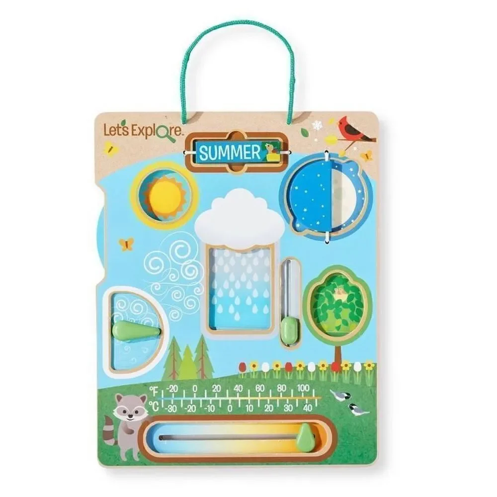 Kids Melissa & Doug Let’s Explore Weather Board 3+ BRAND NEW in Packaging