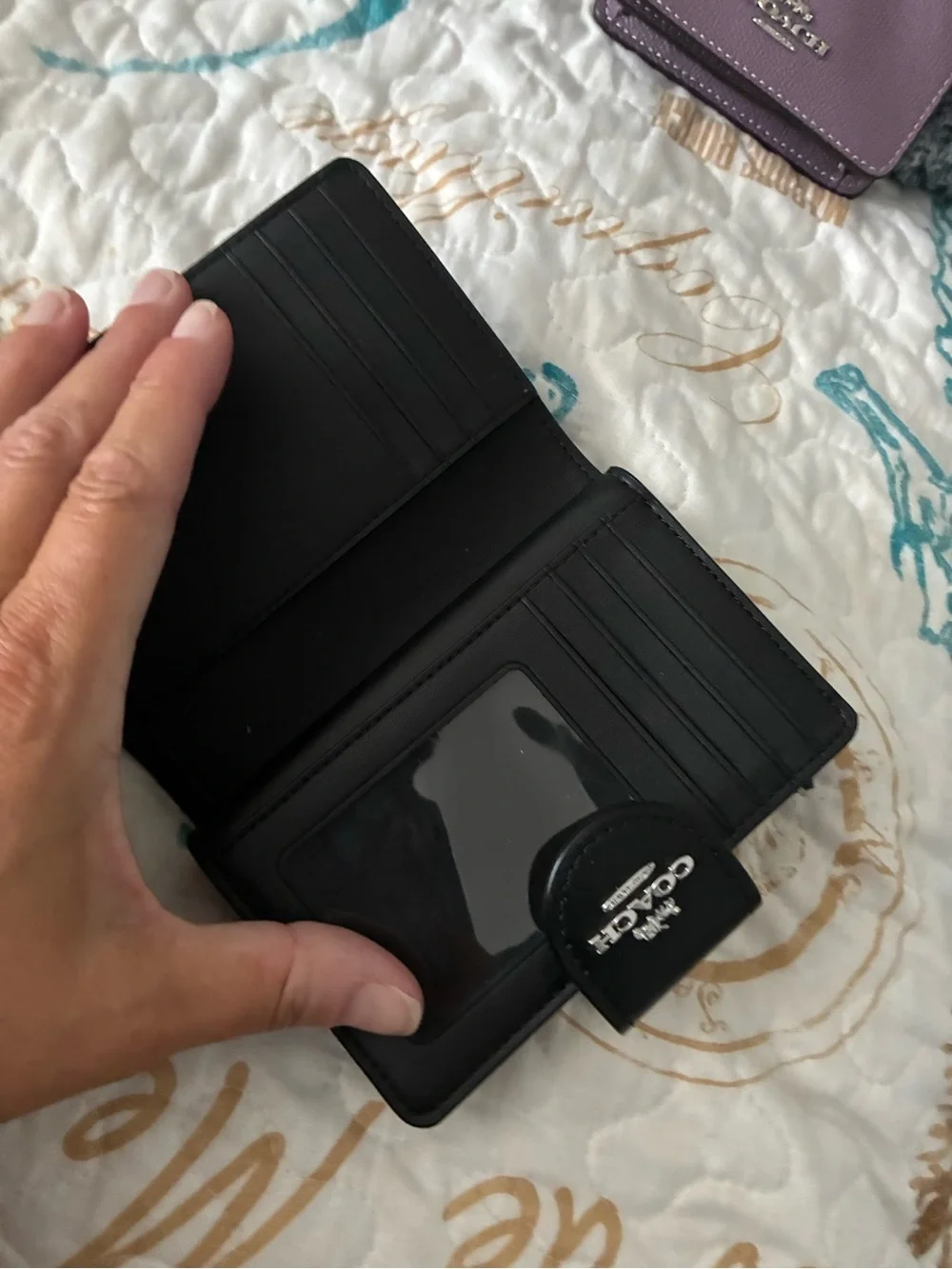 Coach compact phone