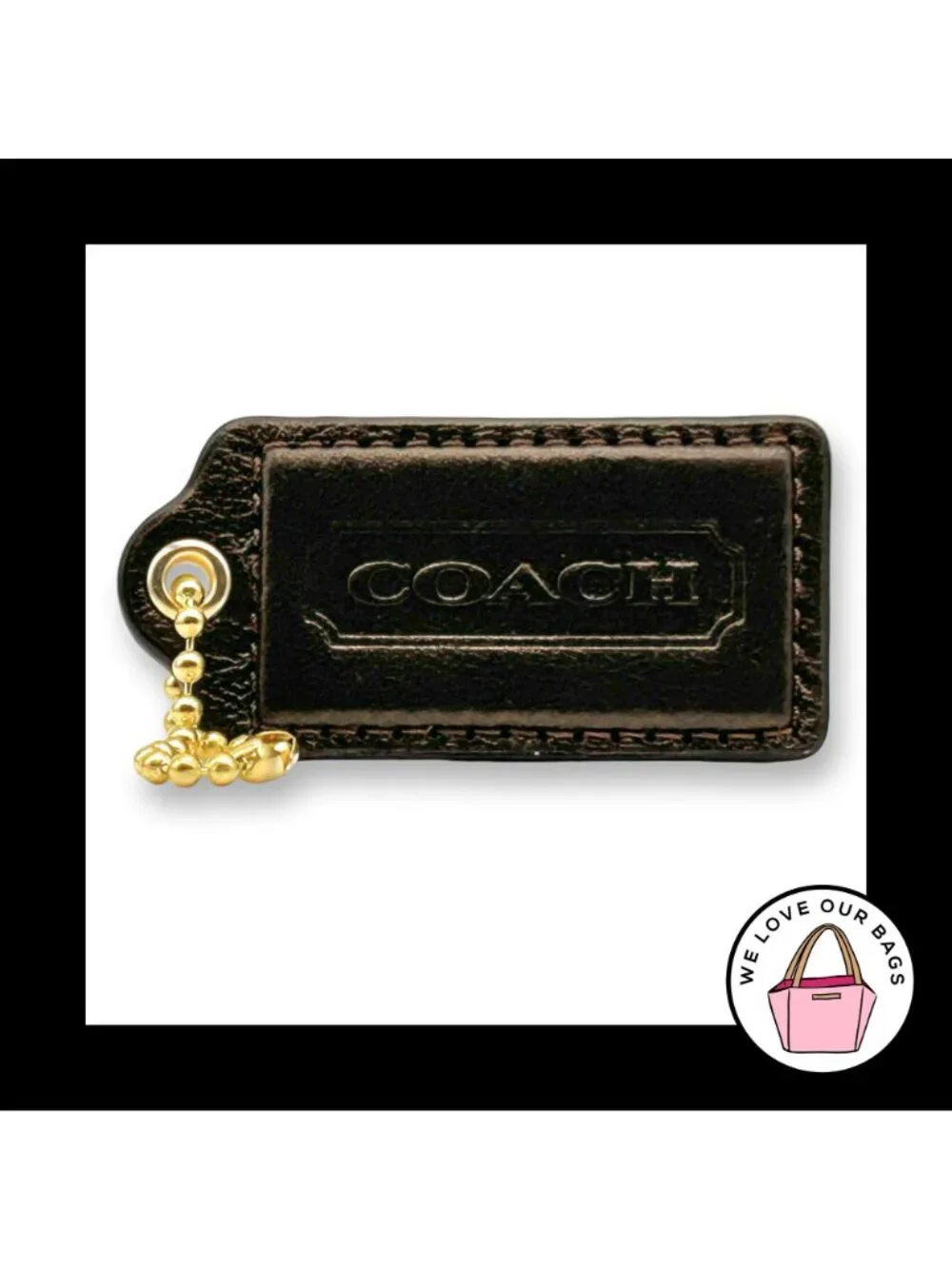 Coach large leather