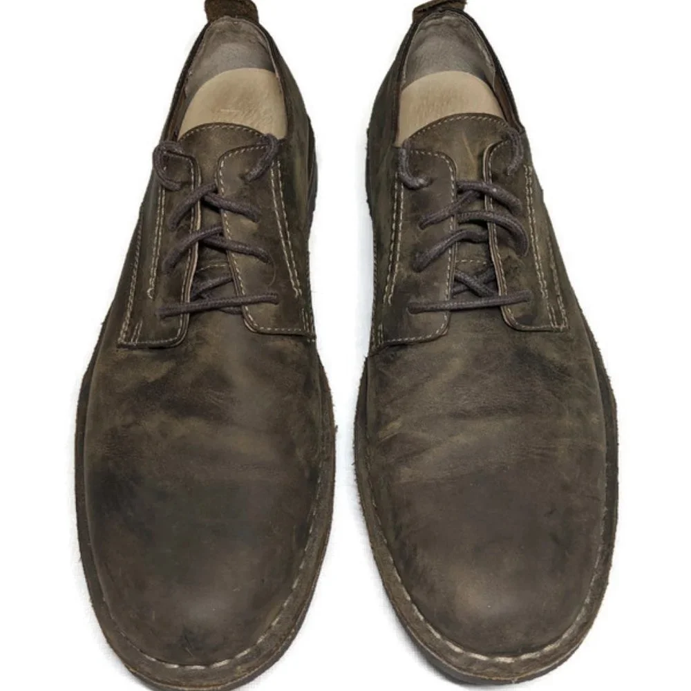 Clarks leather lace