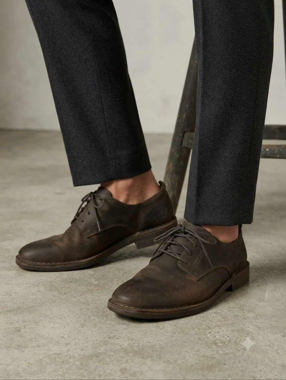 Clarks leather lace