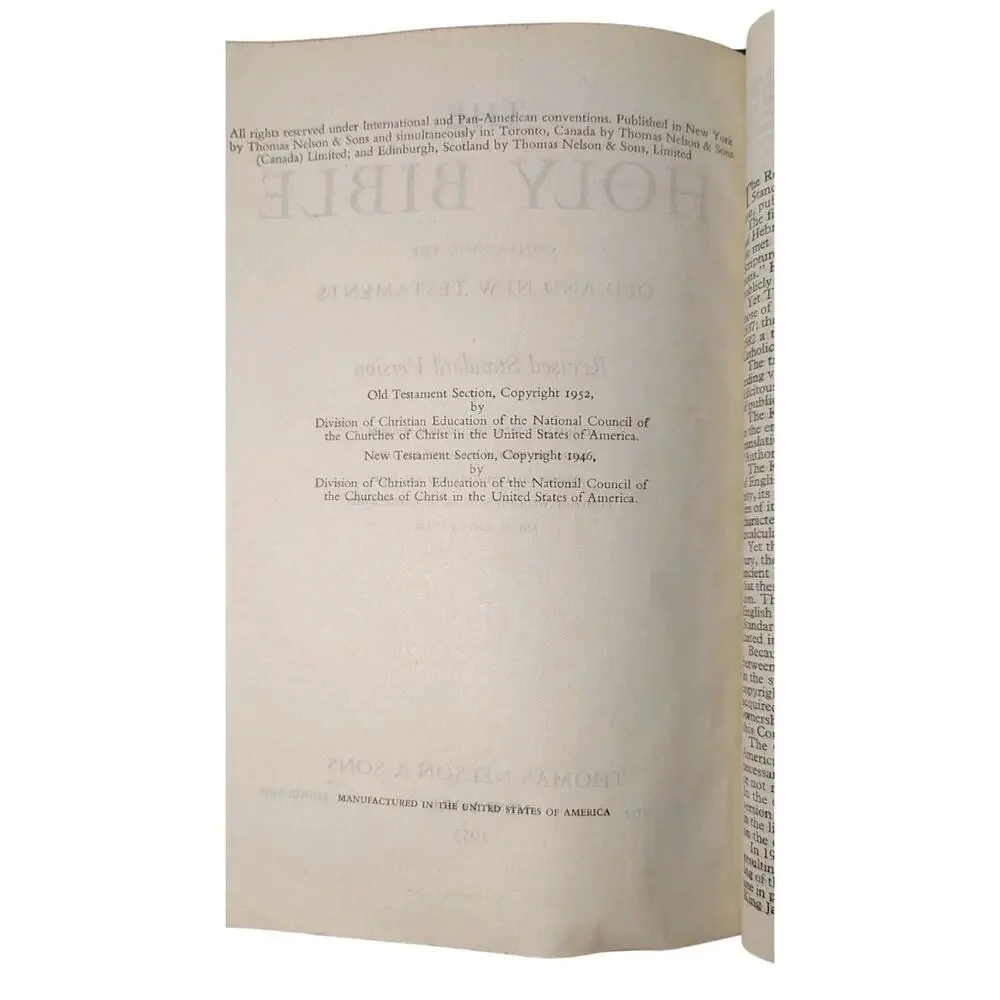 N/A holy bible