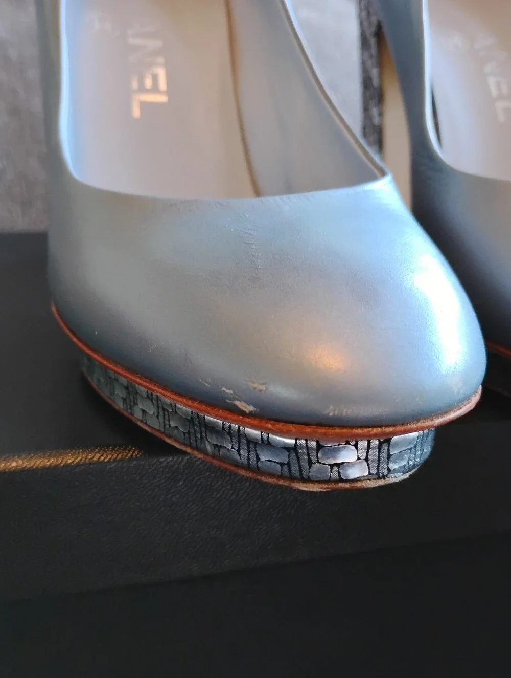 CHANEL gorgeous grey