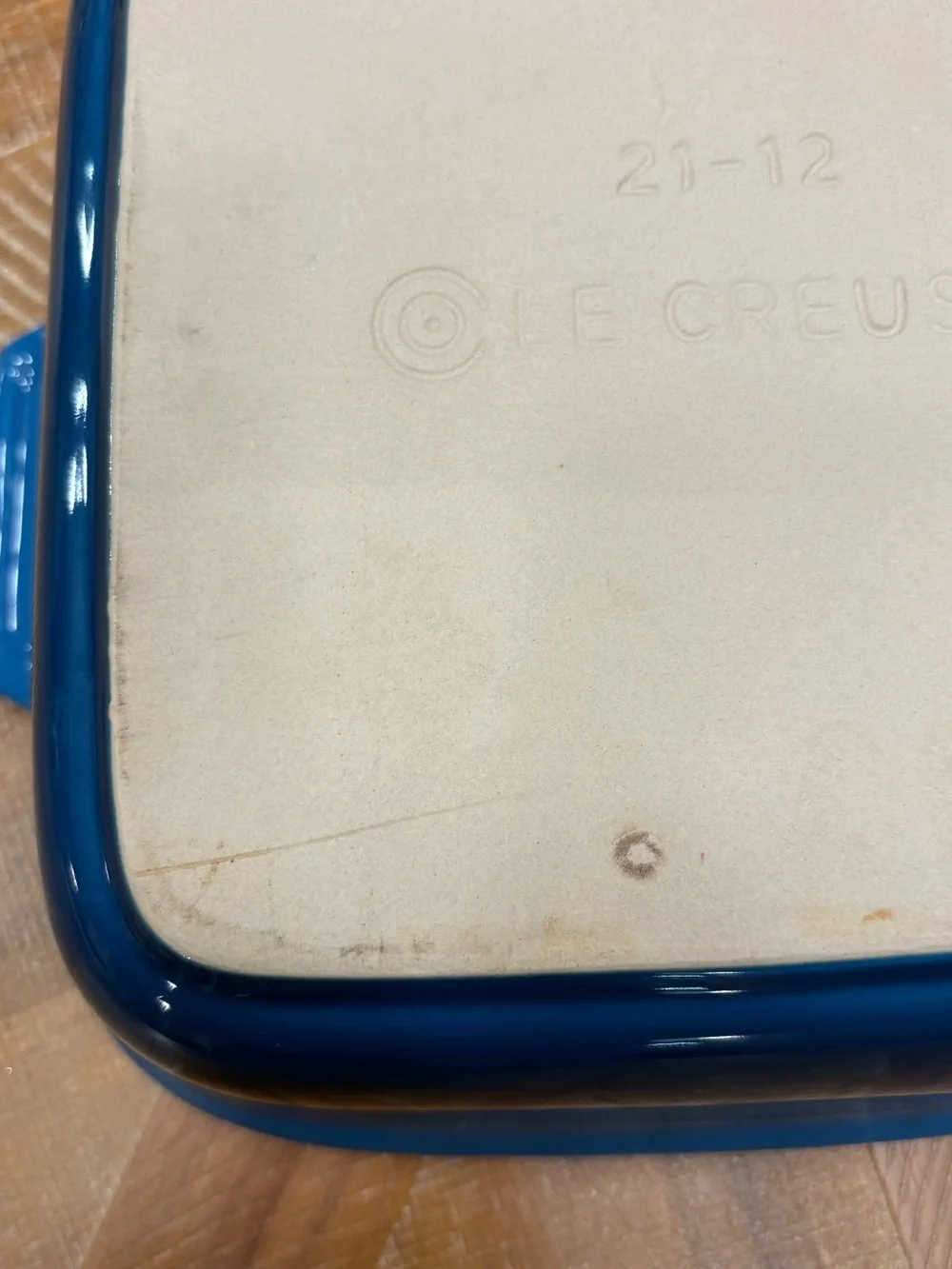 Le Creuset Blue Stoneware Square Baking Dish 21-12