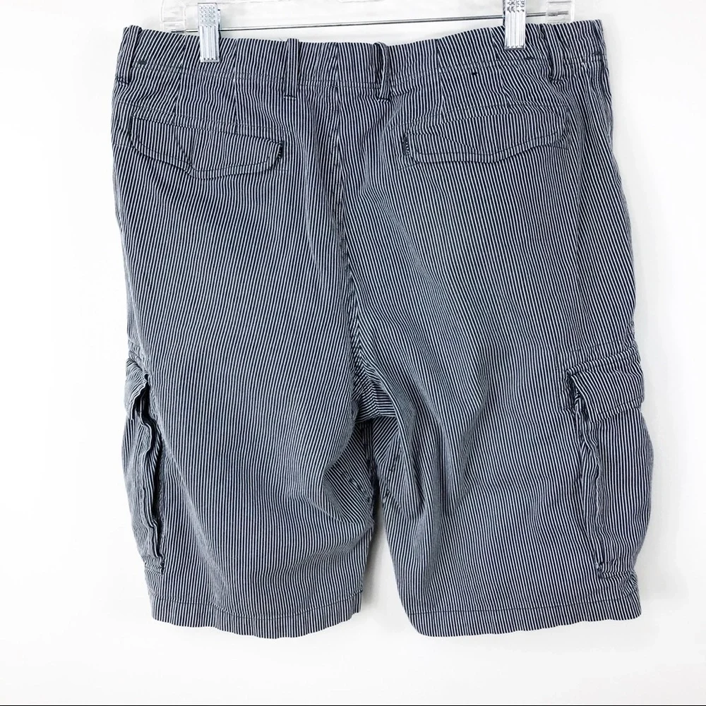 Banana Republic cotton striped cargo shorts sz‎ 34