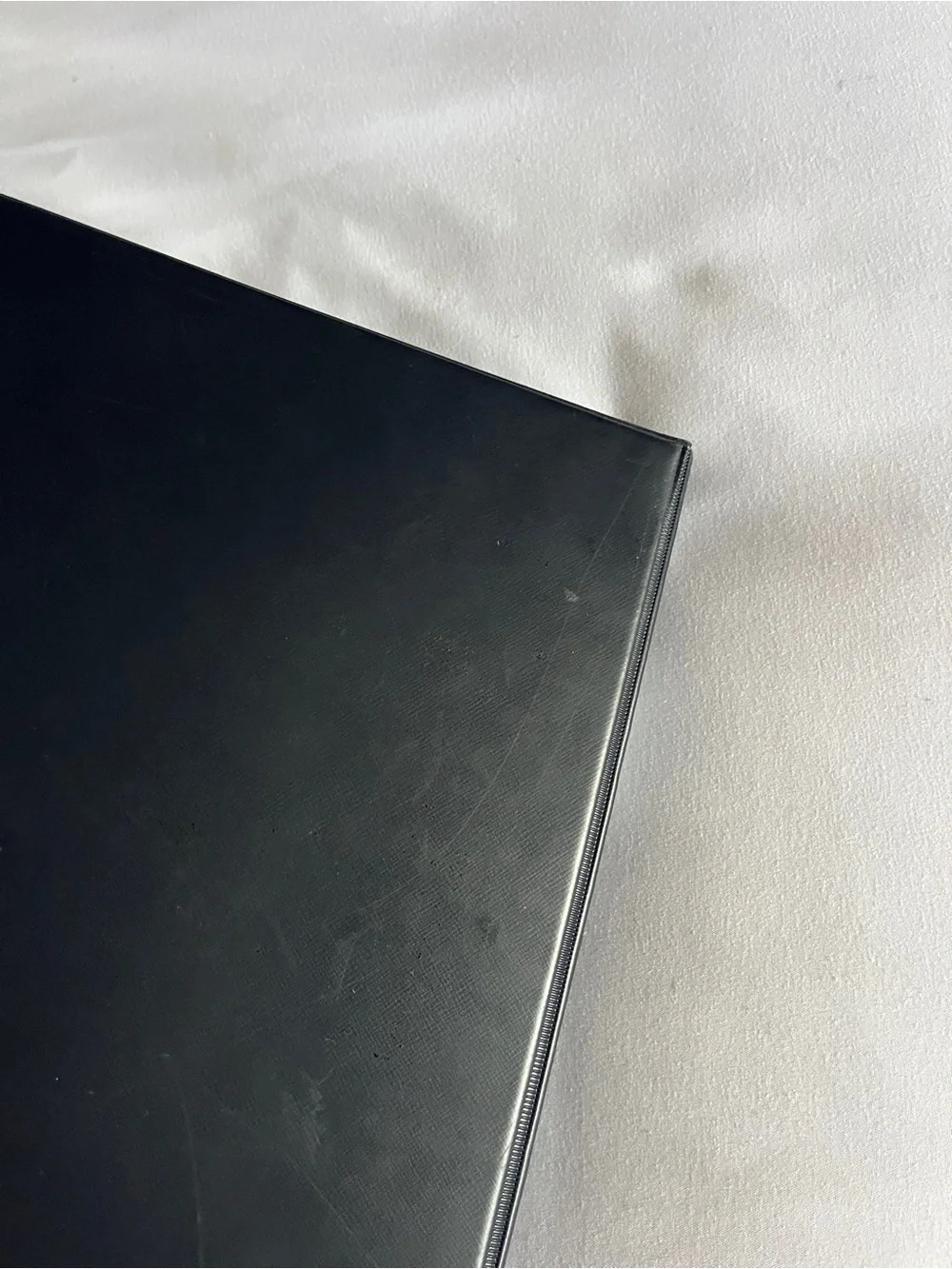 Vintage IBM Black 3-Ring Binder Binder-Style Case 11x10.5x1.5 Classic Logo