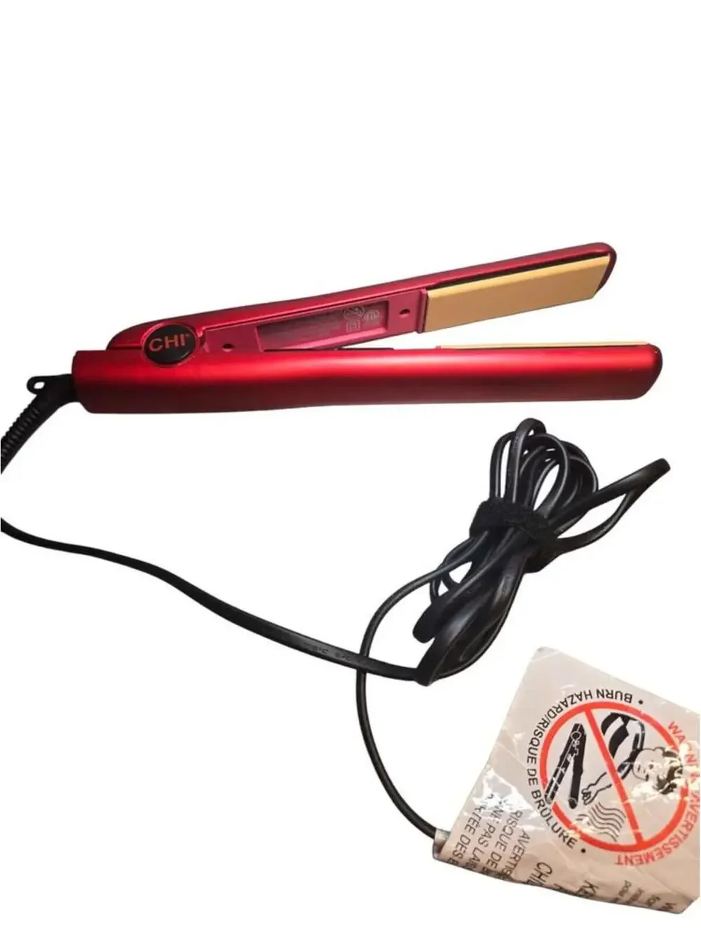 CHI red flat iron‎ hair straightener