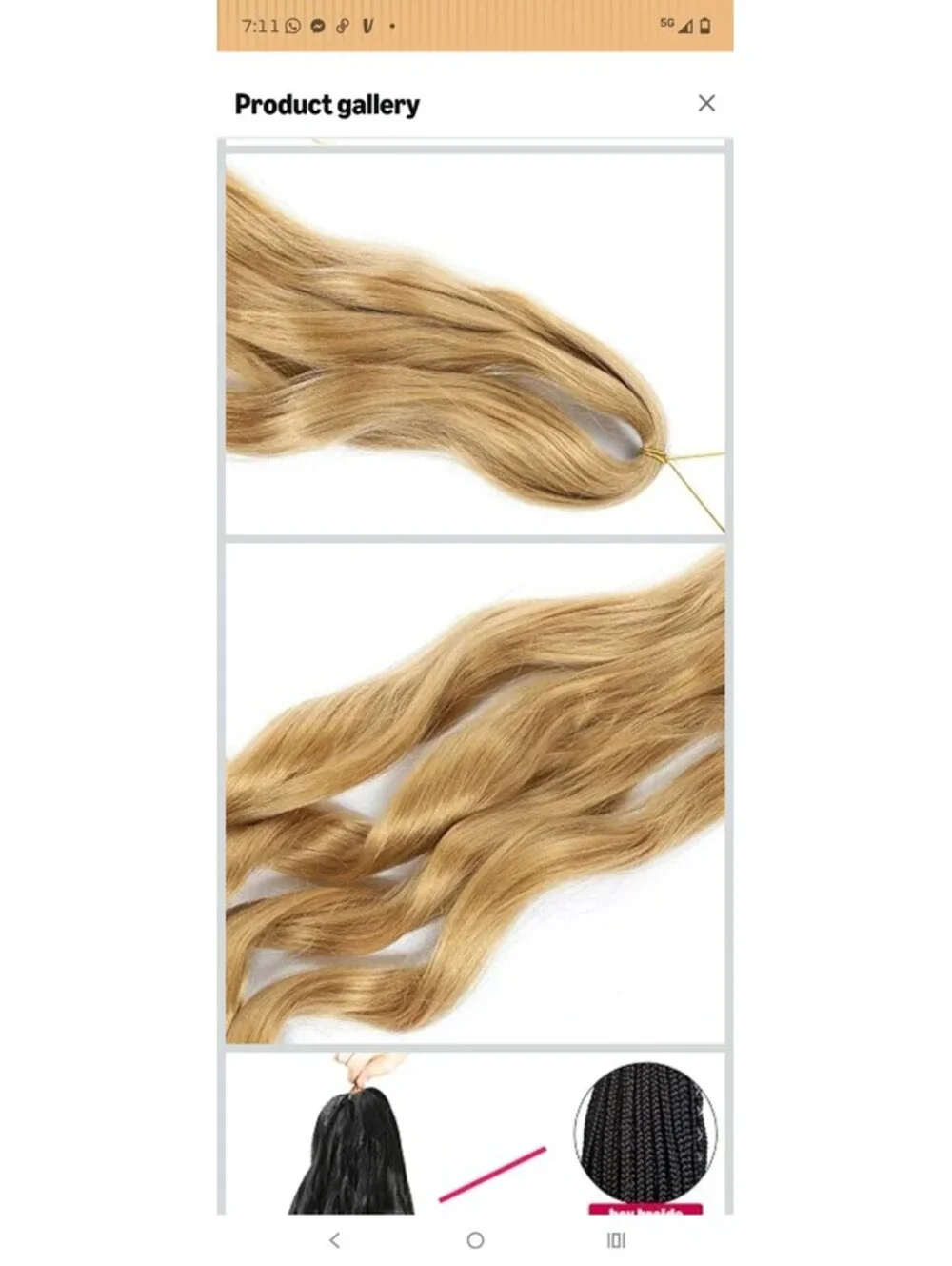 N/A french curly