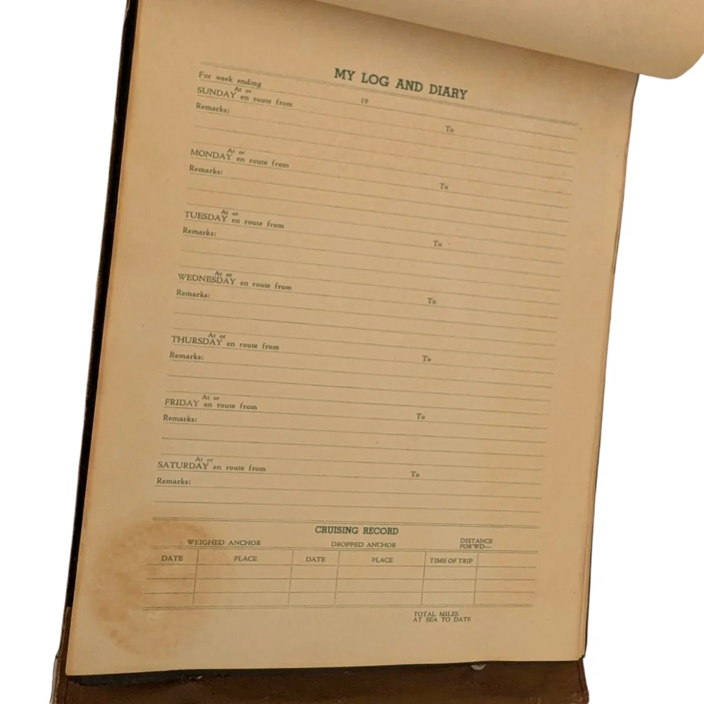 VINTAGE Suede Photo Album Book 1920 Leather Memory US Pre-WW2 Nostalgia