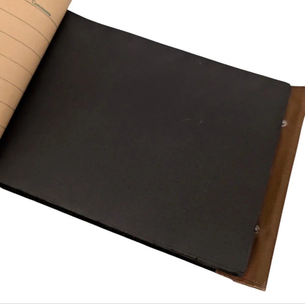 VINTAGE Suede Photo Album Book 1920 Leather Memory US Pre-WW2 Nostalgia