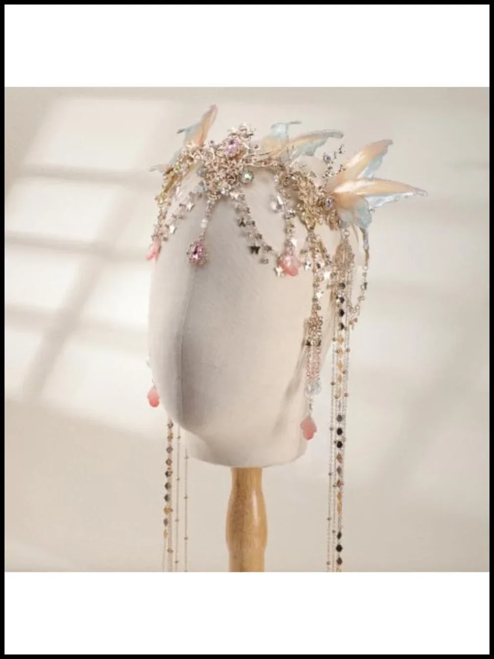 Fairy Crown Butterfly Headband Elf Ears Cosplay Costume