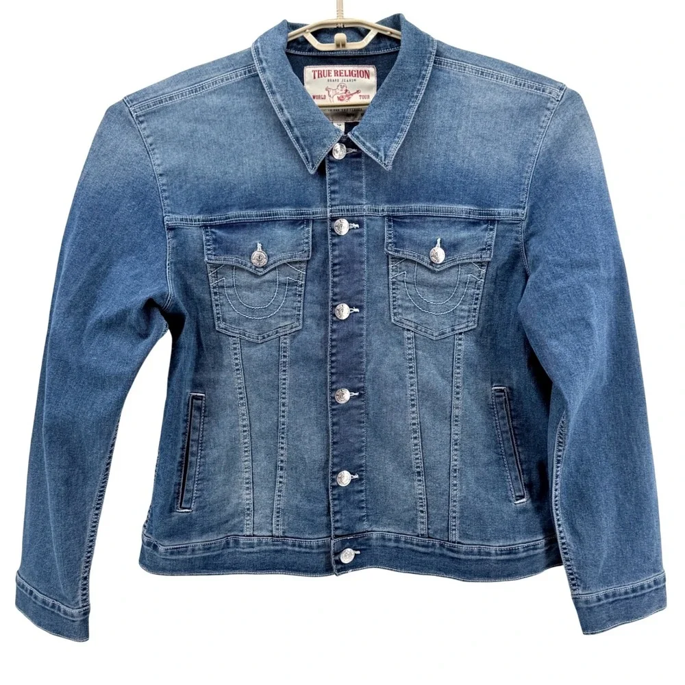 True Religion polyester features cotton