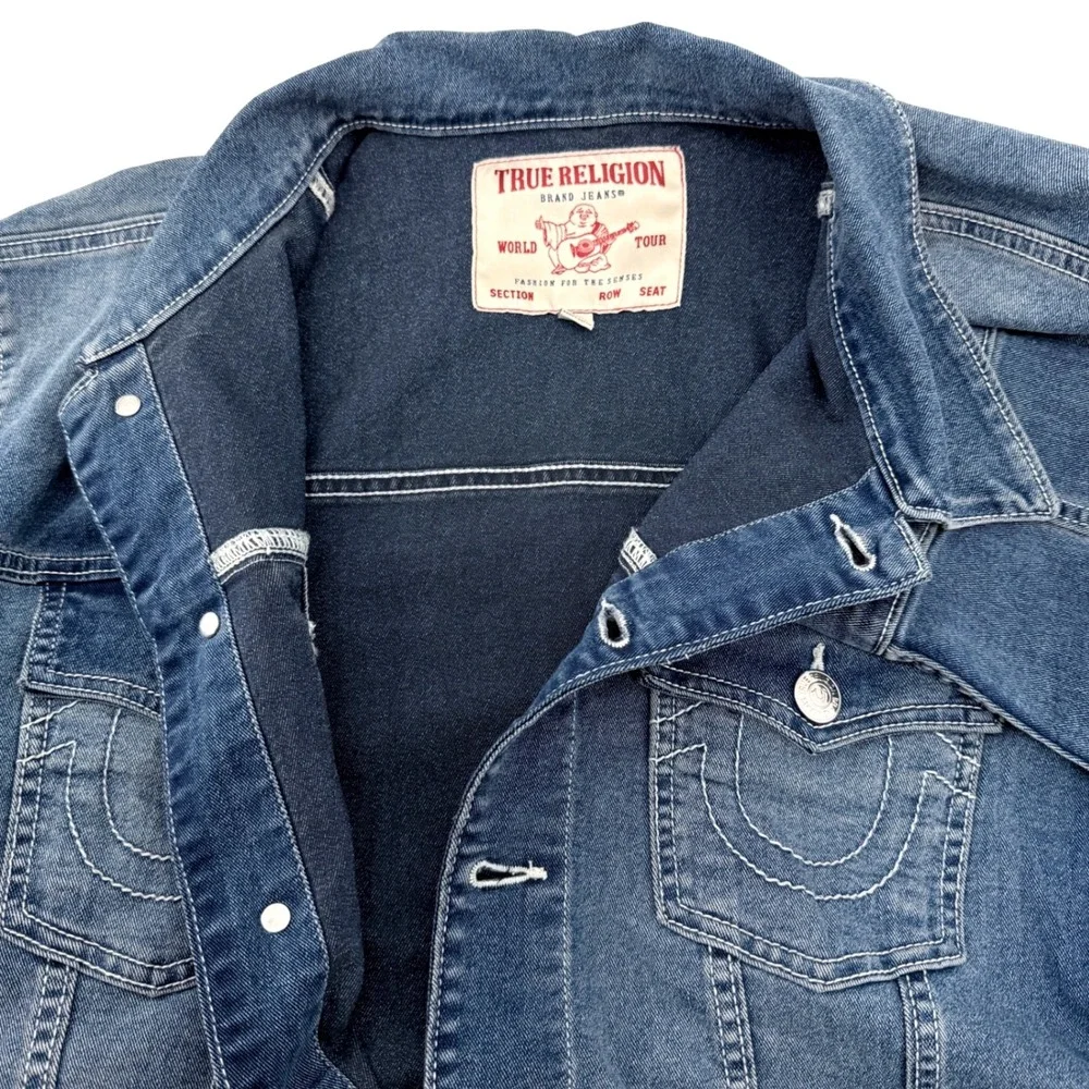 True Religion piece blue chest