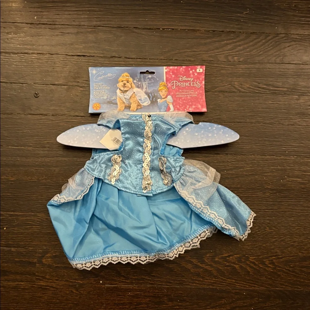 Disney princess Cinderella small  dog or cat costume Halloween event new