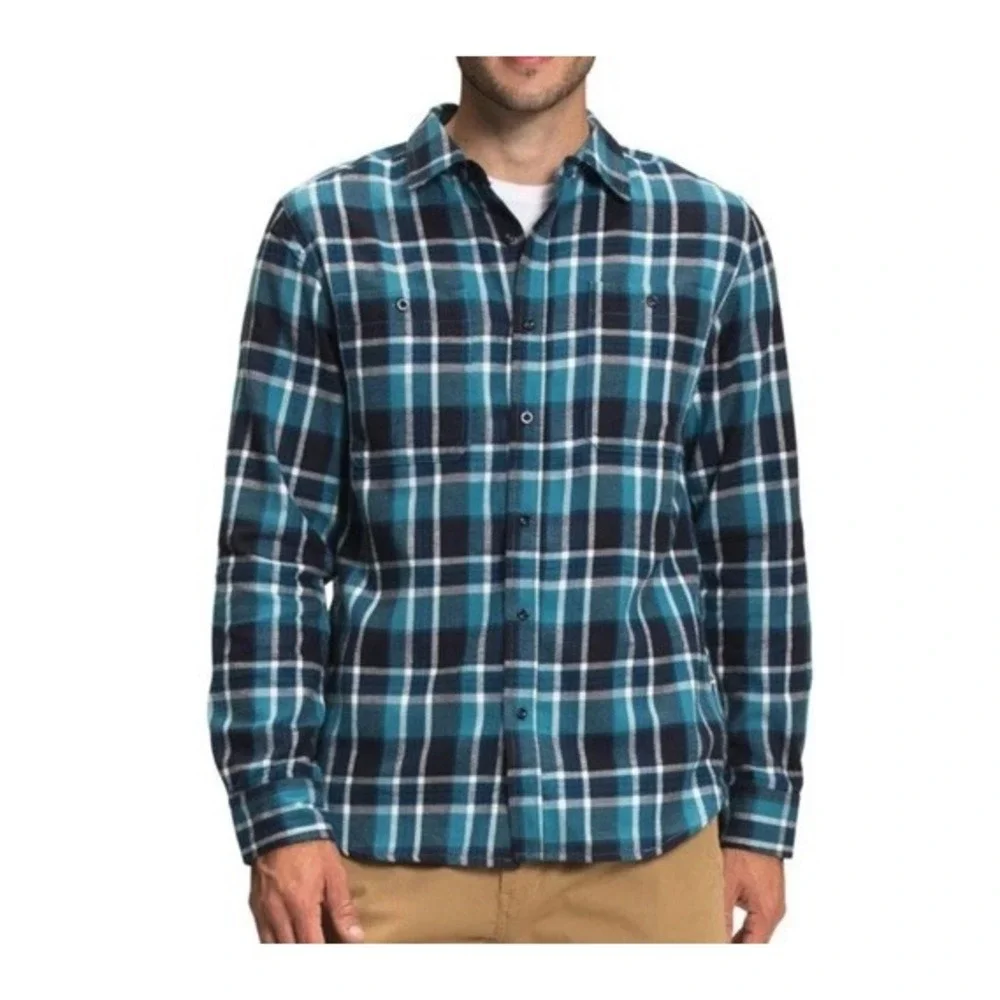 The North Face Men's XXL Arroyo Lightweight‎ Button Up Flannel Blue  NWT