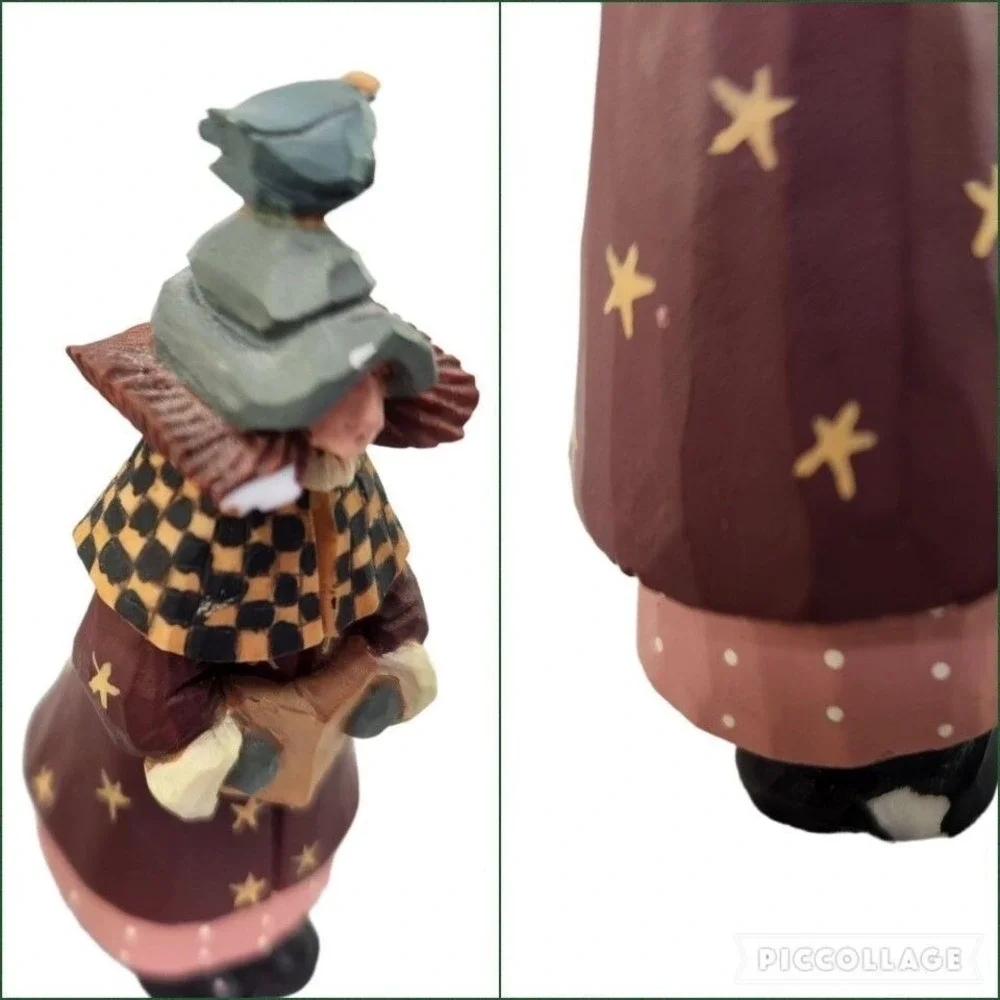 Williraye‎ Studio A Christmas Carol Folk Art Primitive 5 Pc Set WW2031 Vtg READ