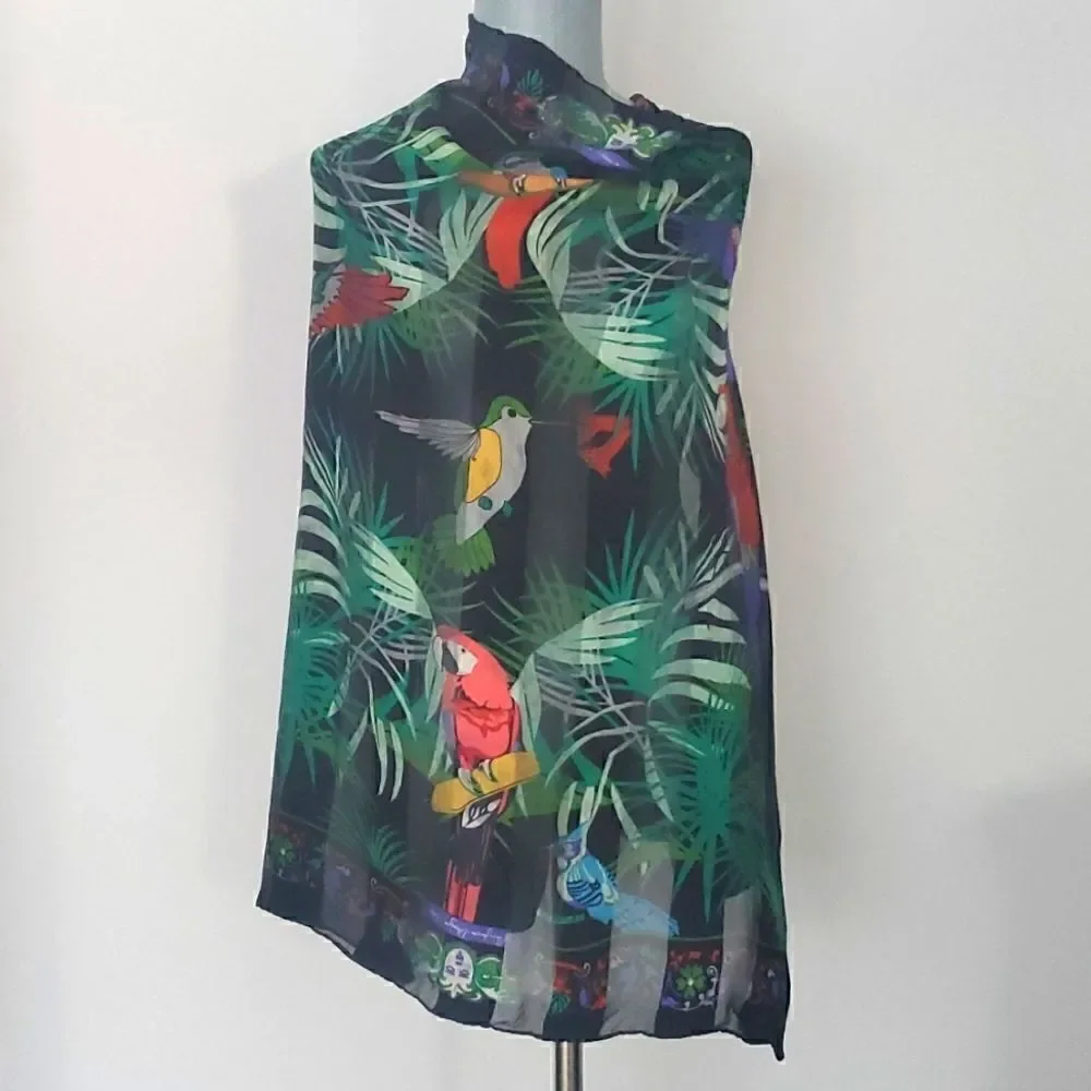Pangborn Disigns LTD | Tropical Bird Parrot Scarf