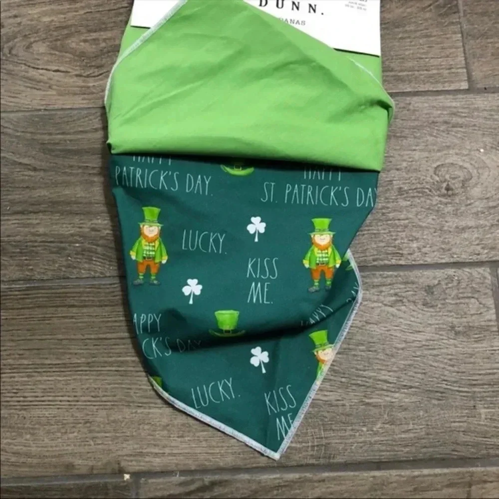 NWT Rae dunn 2pk dog bandanas l/xl