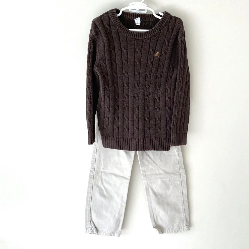 GAP brown crewneck