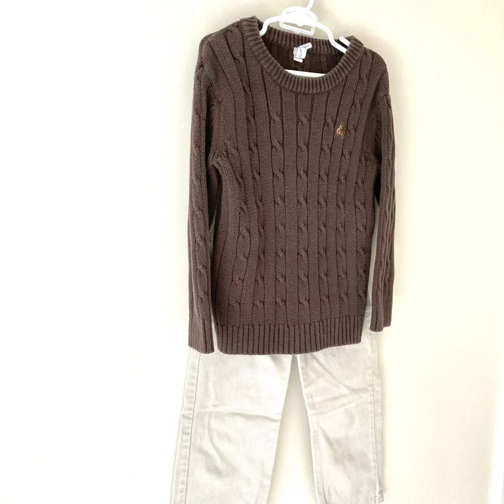 GAP brown crewneck