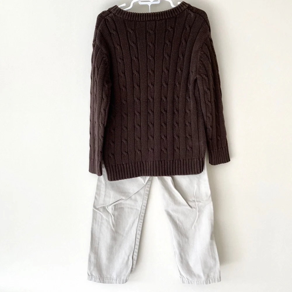 GAP brown crewneck
