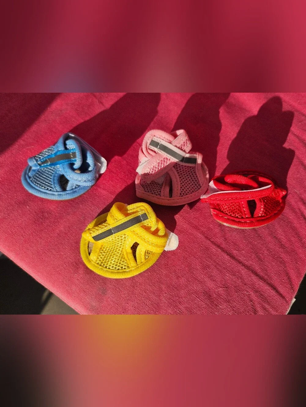 Size 5 Four Sets Of Dog Or Animal Sandles Shoes