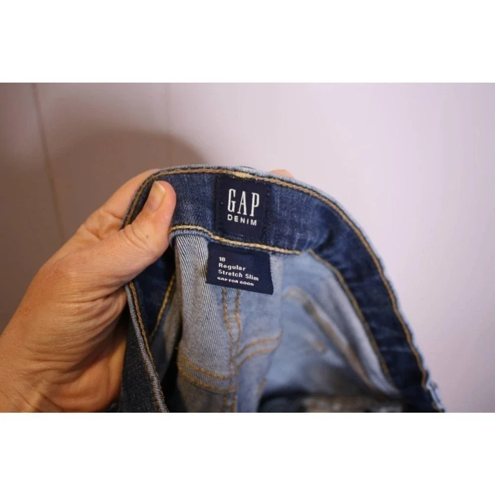 GAP Girls Jeans Stretch Slim Regular Size 18