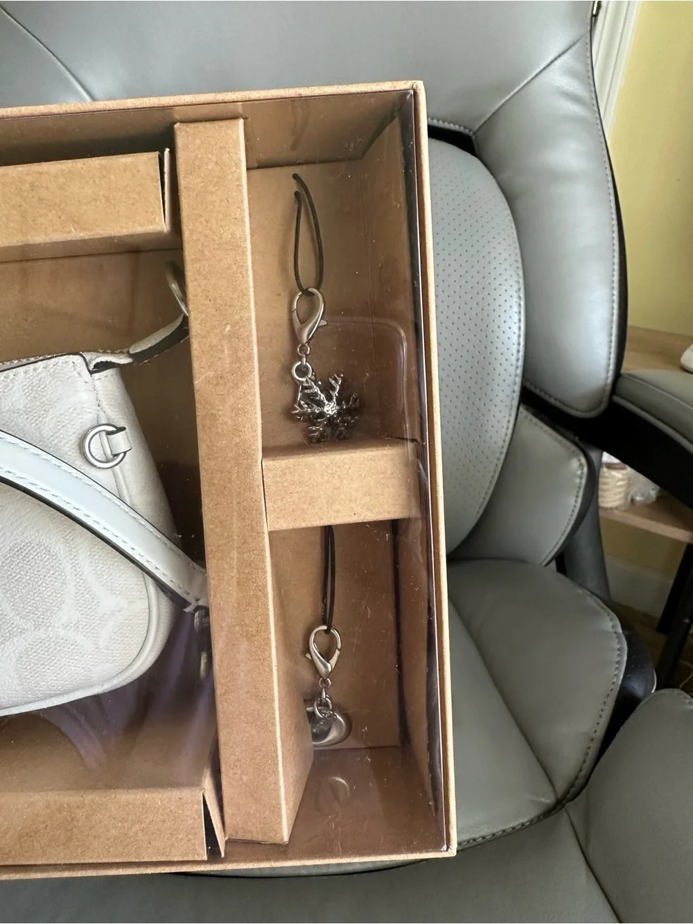Coach Nolita 15 w/ Two Charms in a Giftable Box, New with Tag