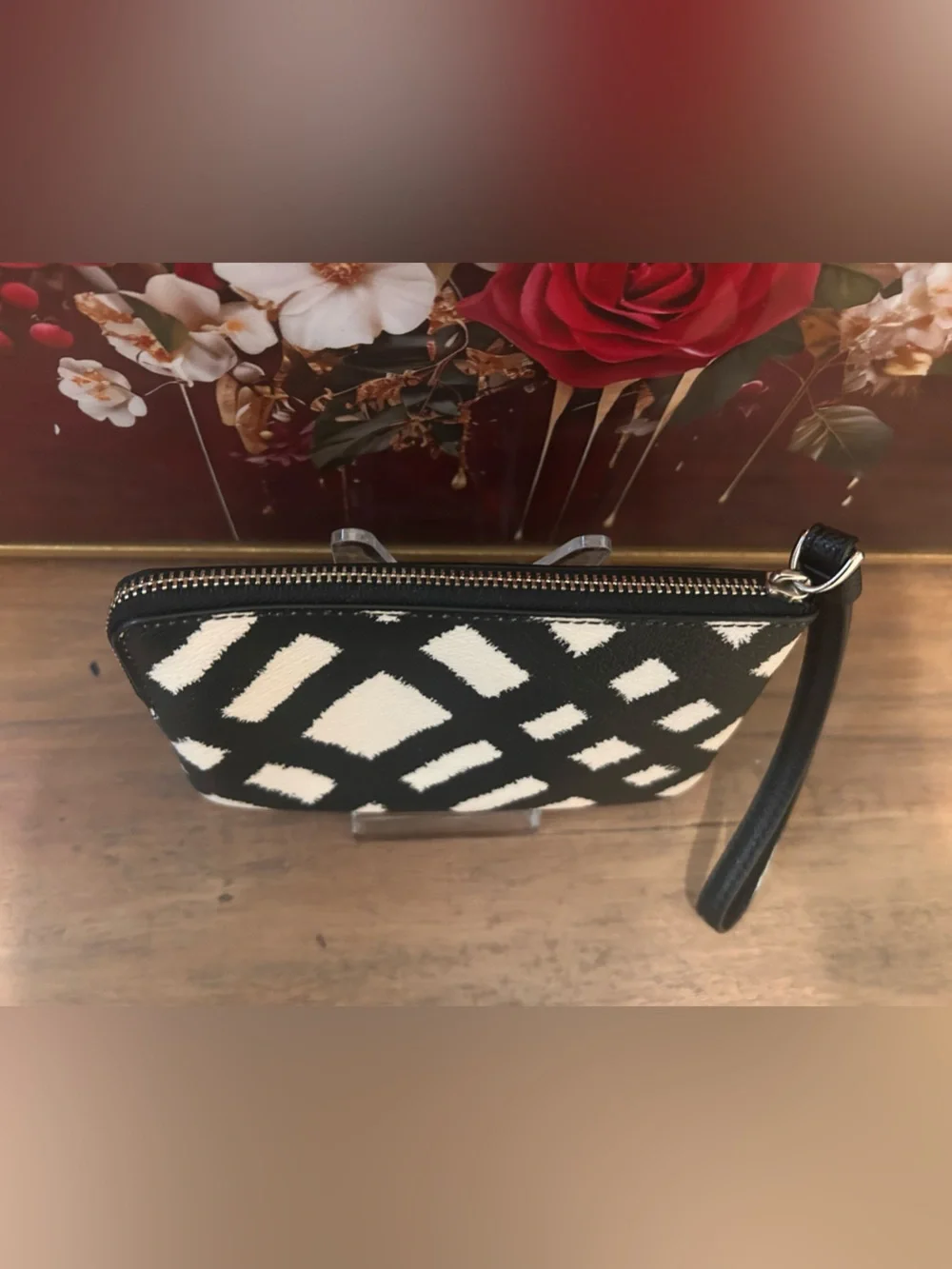 Coach leather wristlet