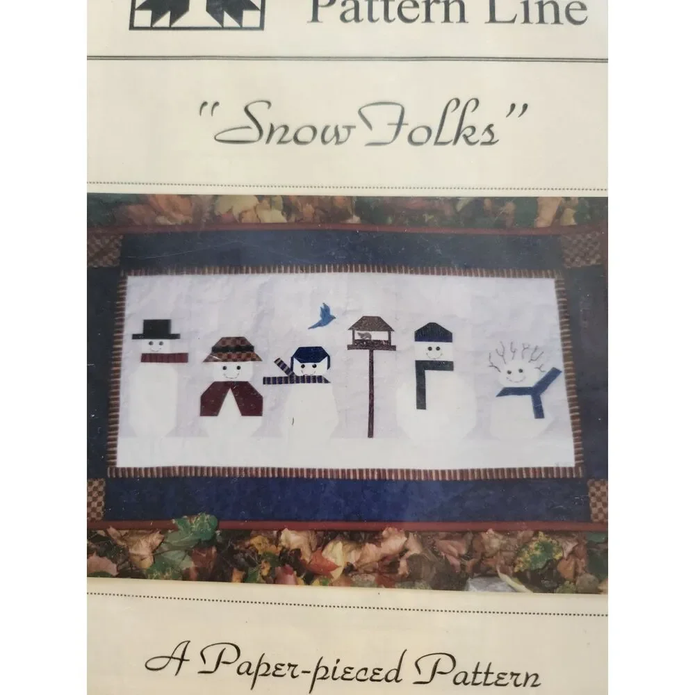 Quilters Pattern Line - Snow Folks B5