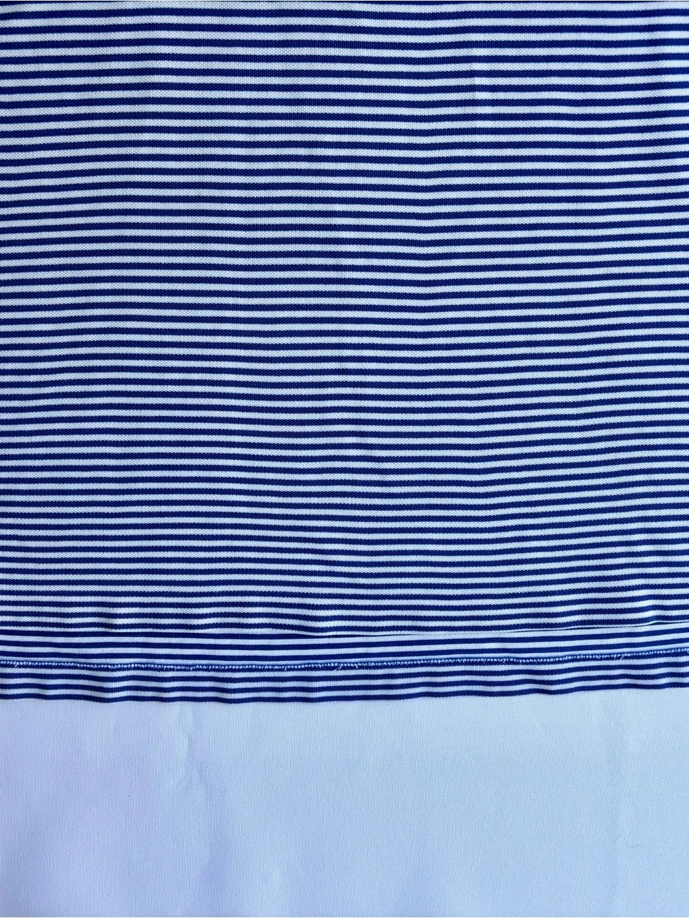 Vintage 90s Polo Ralph Lauren Blue & White Striped Polo Shirt