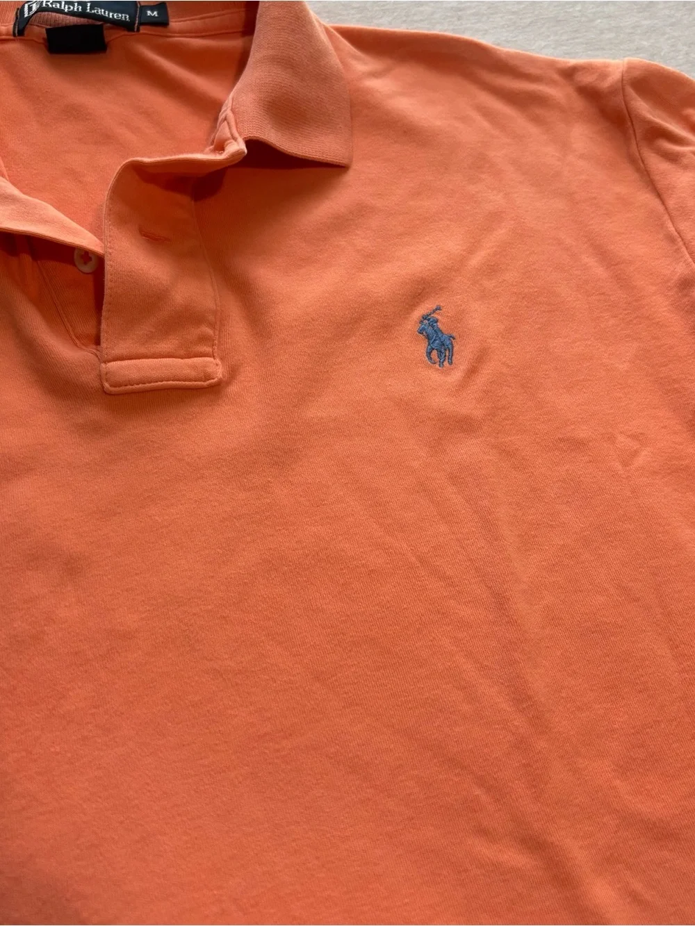 Polo Ralph Lauren Classic Fit Tangerine Orange Polo Shirt Men’s M