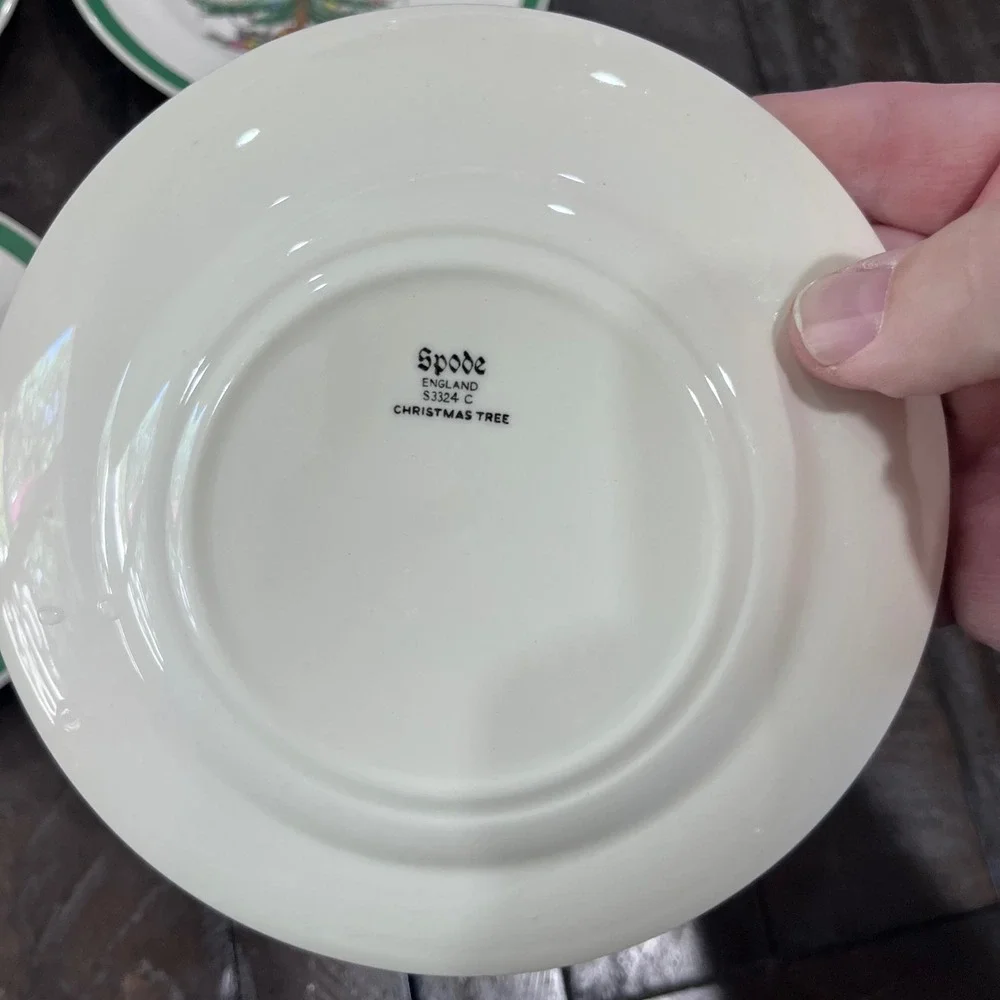 Spode plate color bring