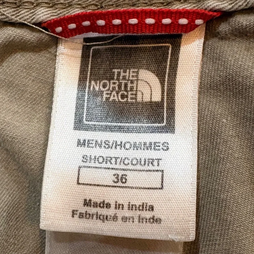 The North Face Mens Khaki Cotton Twill Chino Shorts Size 36 Tan‎ Outdoor Hiking