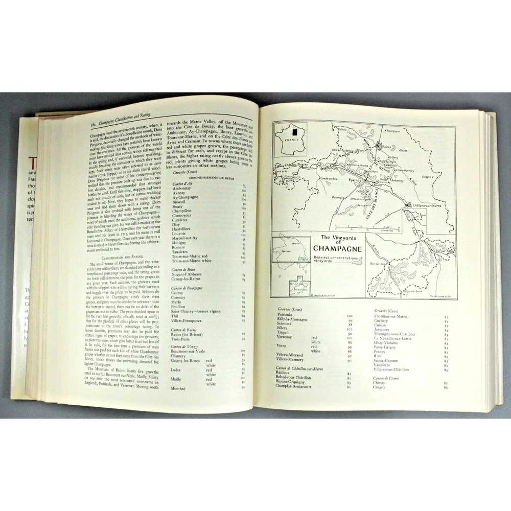Alexis Lichine's Encyclopedia of Wines & Spirits 1972 Hardcover w/DJ Illustrated