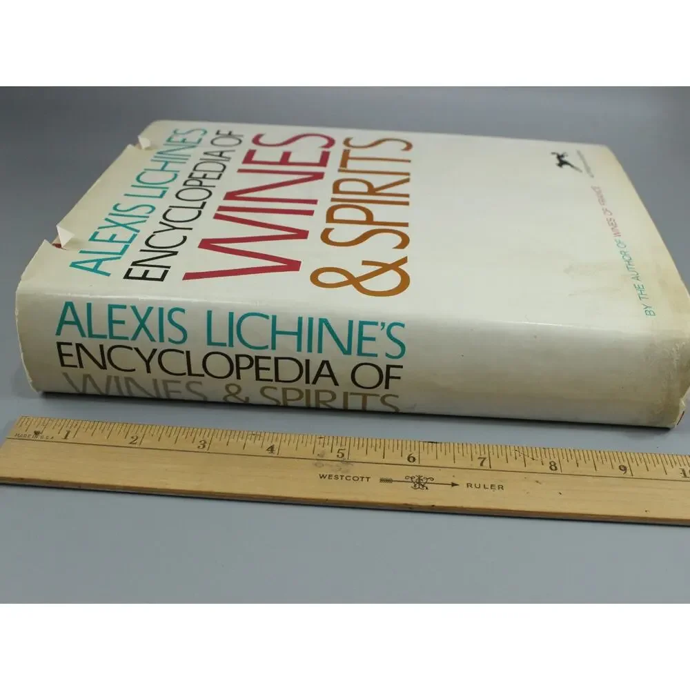 Alexis Lichine's Encyclopedia of Wines & Spirits 1972 Hardcover w/DJ Illustrated