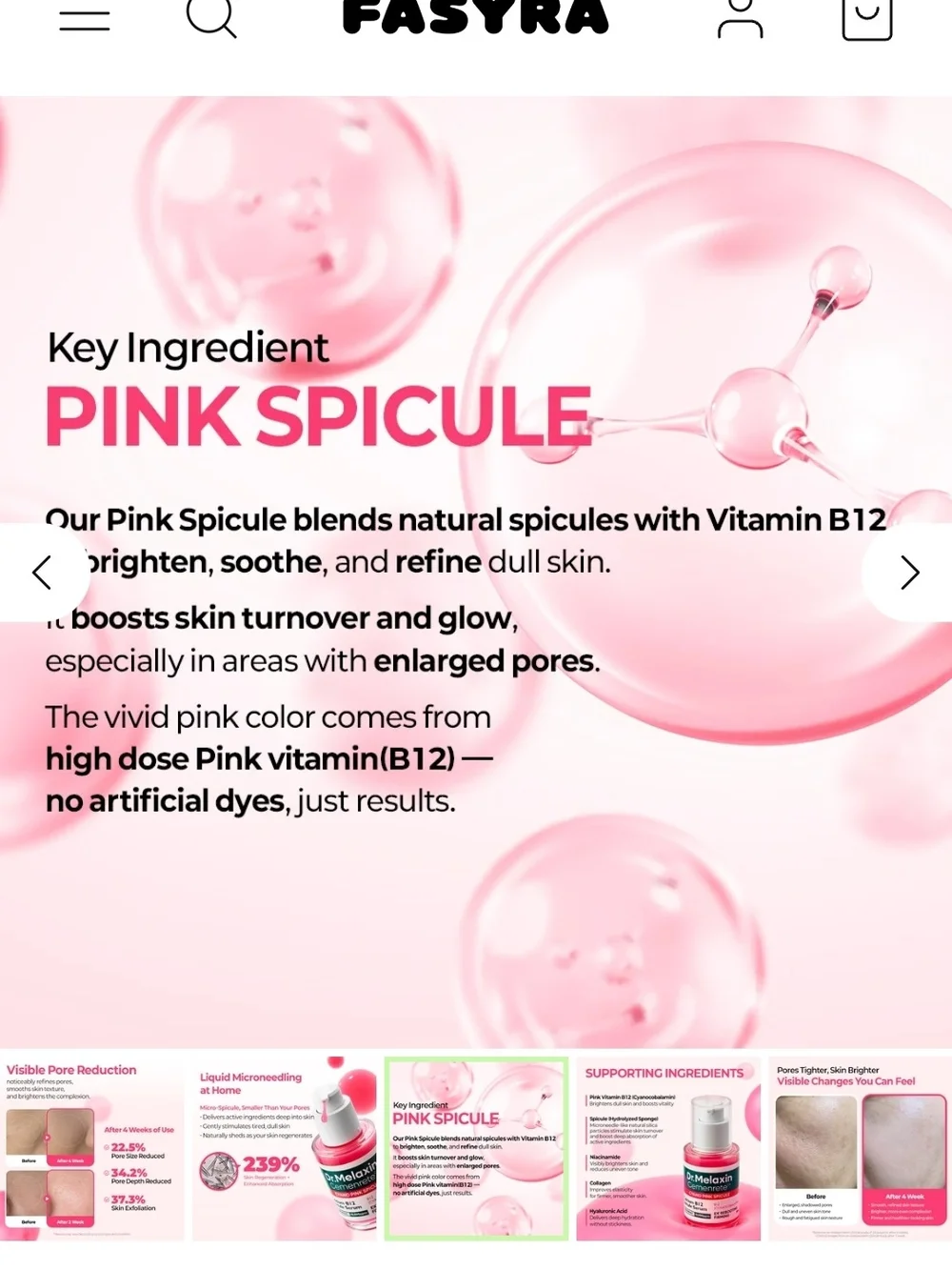 Dr Melaxin cyano pink