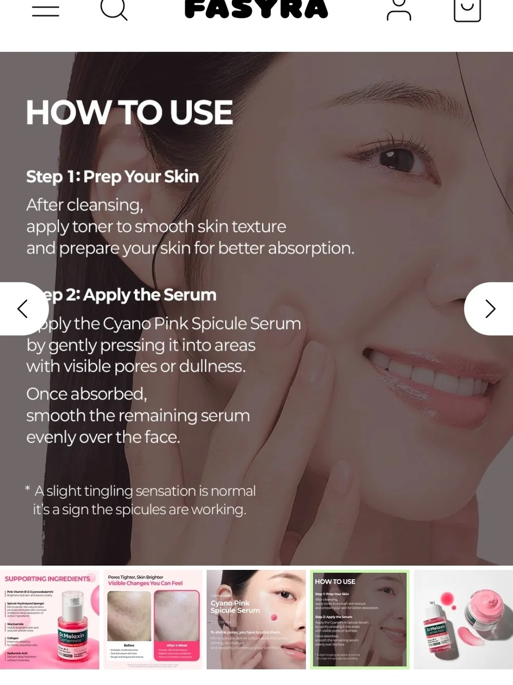 Dr Melaxin cyano pink