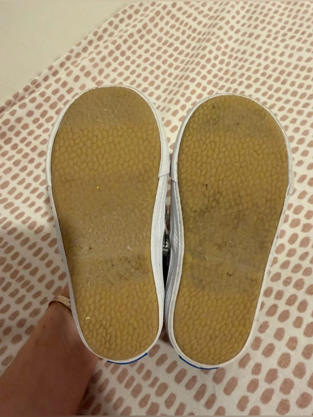 Keds metallic silver