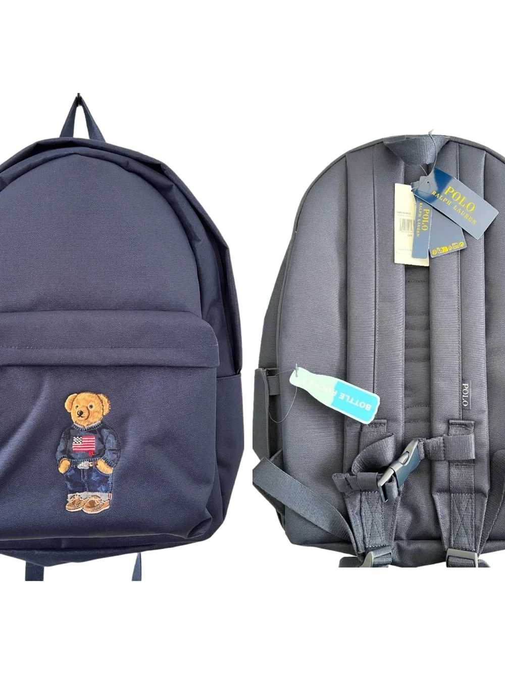 Ralph Lauren Bear Unisex Backpack Newport Navy