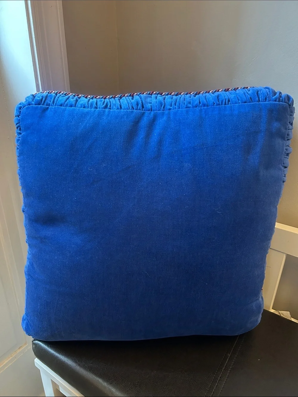 Needlepoint tapestry pillow approximate size