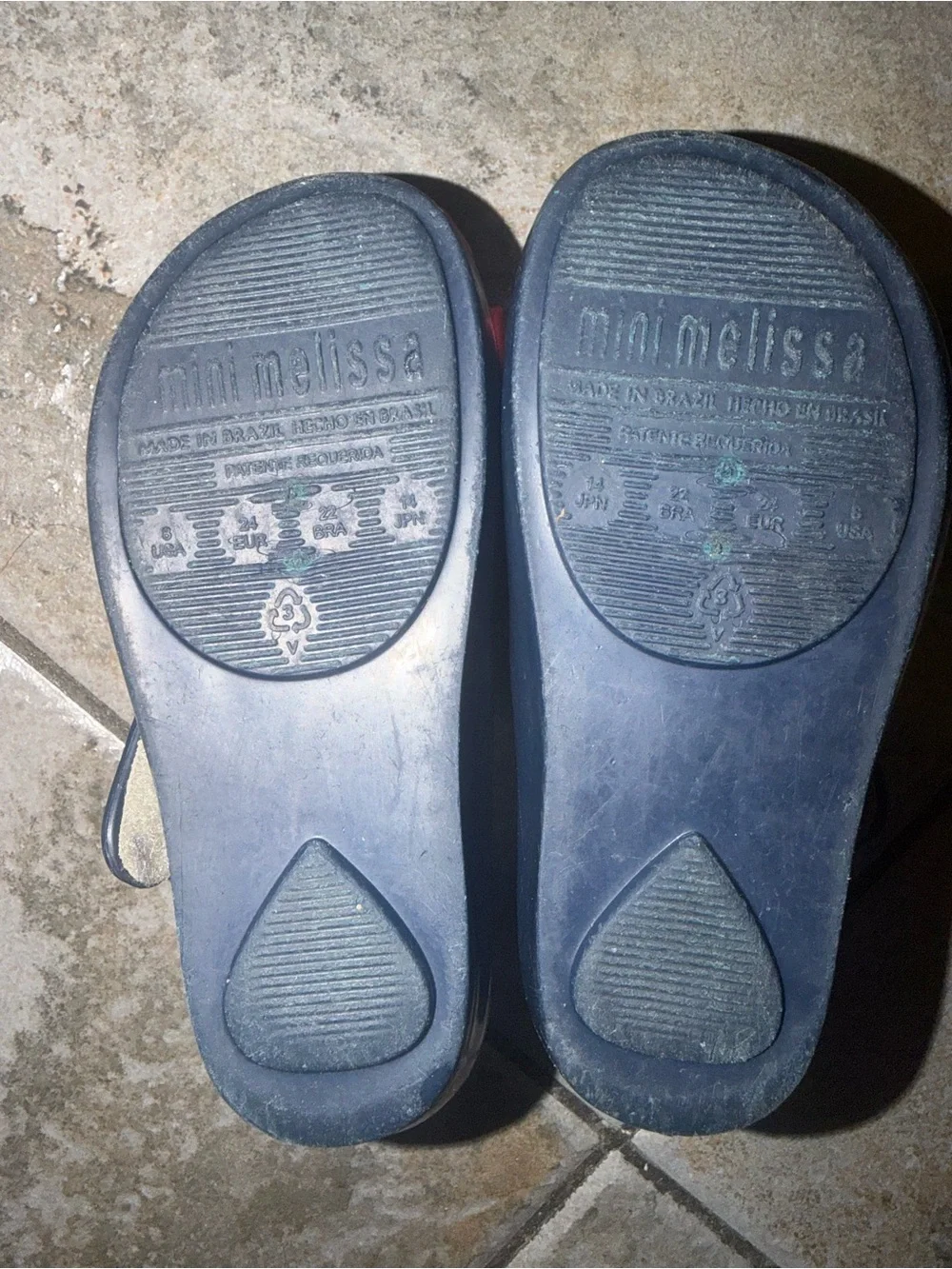 Mini Melissa heel blue